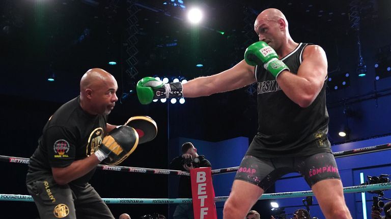 Fury has been adapting his style with trainer SugarHill Steward